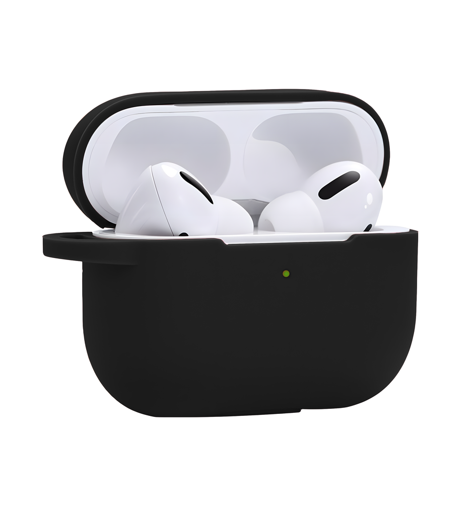 Premium Silicone Case for AirPods (1st & 2nd Gen) - Black