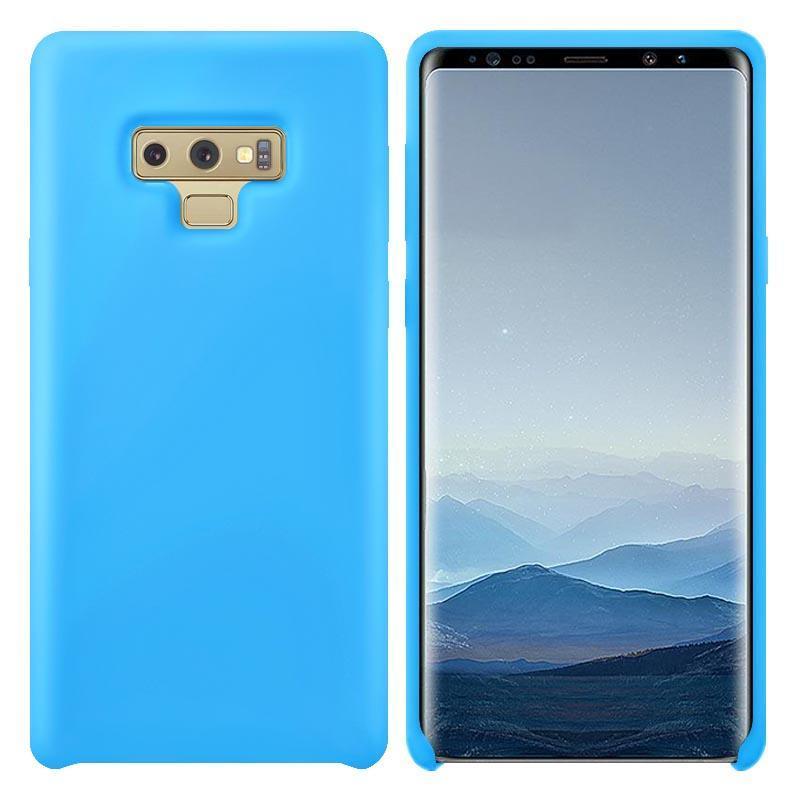 Premium Silicone Case for Galaxy Note 9 - Light Blue