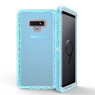 Transparent  DualPro Protector Case for Galaxy Note 9 - Blue