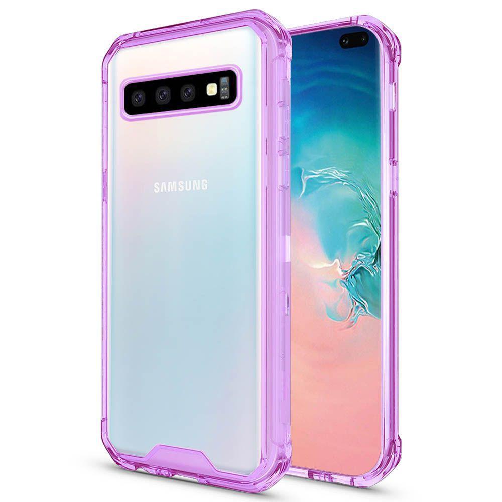 Acrylic Transparent Case  for Galaxy S10 - Purple