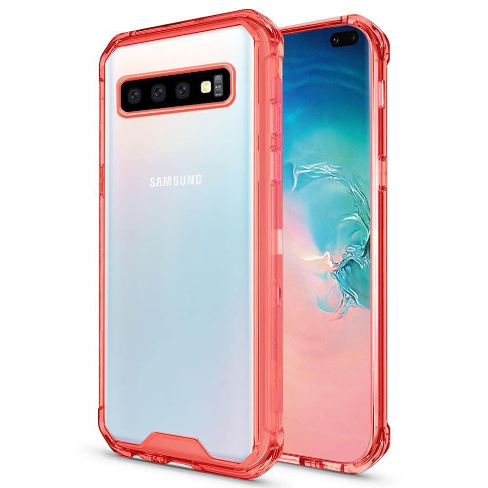 Acrylic Transparent Case  for Galaxy S10 E - Red