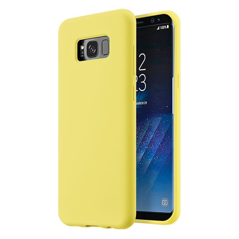 Premium Silicone Case for Galaxy S10 E - Yellow