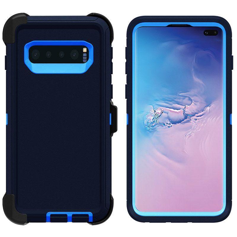 DualPro Protector Case  for Galaxy S10 - Dark Blue & Blue
