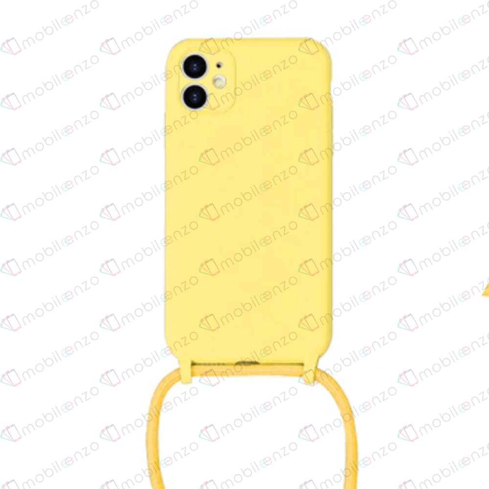 Lanyard Case for iPhone 11 - Yellow
