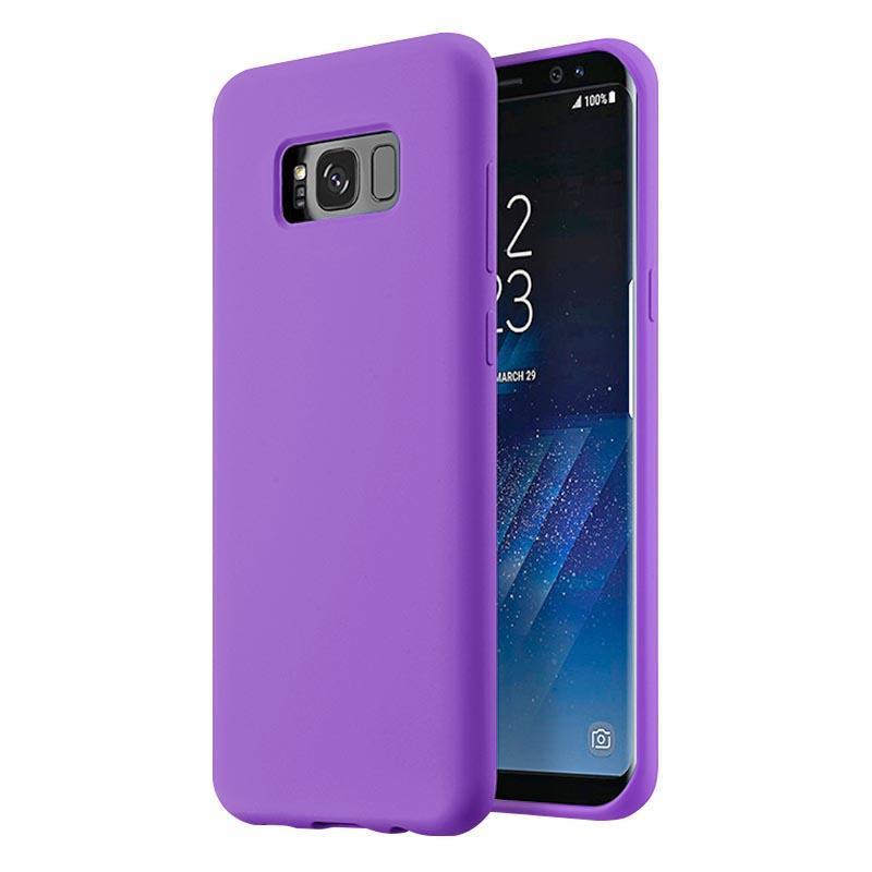 Premium Silicone Case for Galaxy S10 - Purple