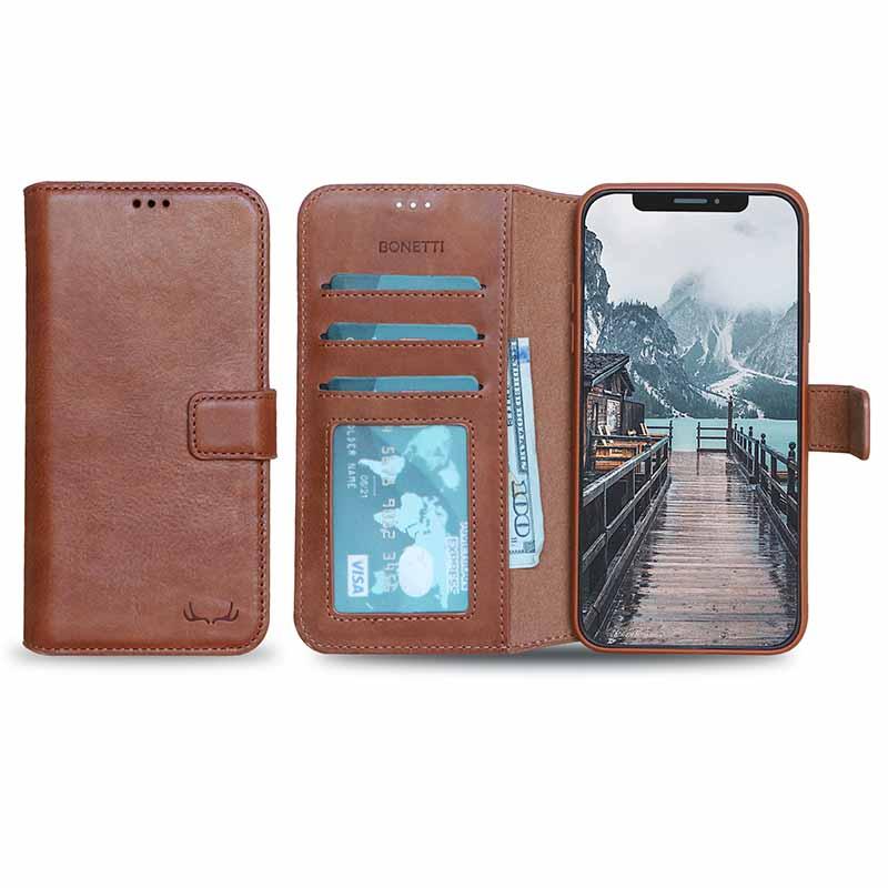 BNT Wallet ID Window  for iPhone 11 Pro - Brown