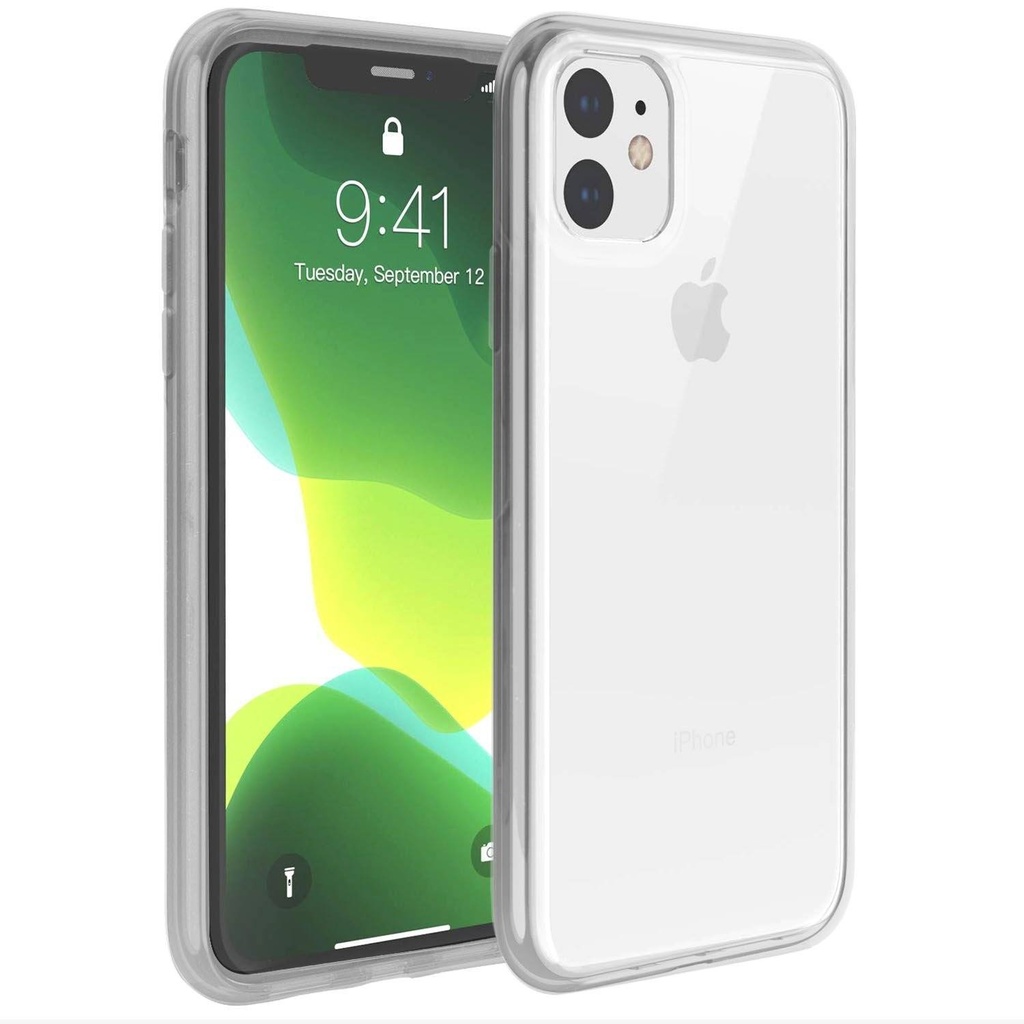 Hard Shell Transparent Back Case  for iPhone 11 Pro - Clear