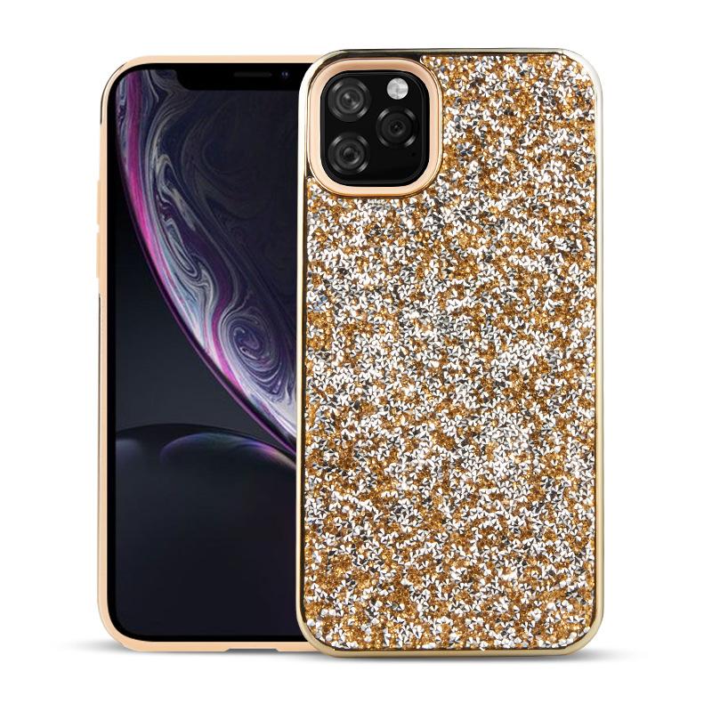 Color Diamond Hard Shell Case  for iPhone 11 Pro Max - Gold