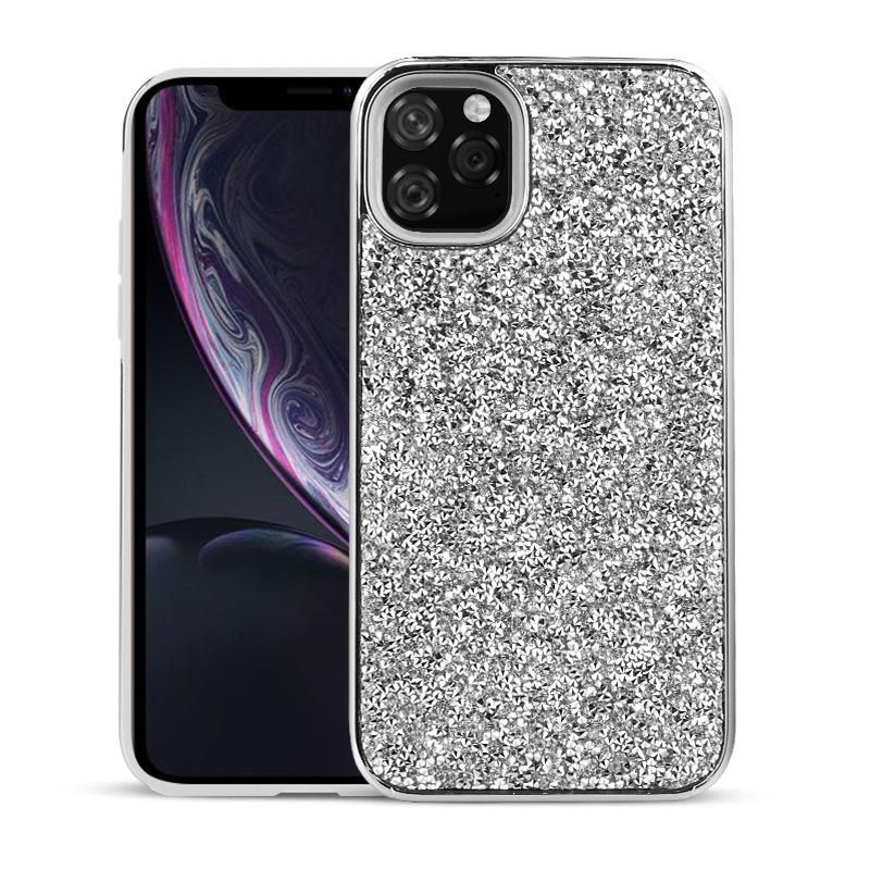 Color Diamond Hard Shell Case  for iPhone 11 Pro Max - Silver