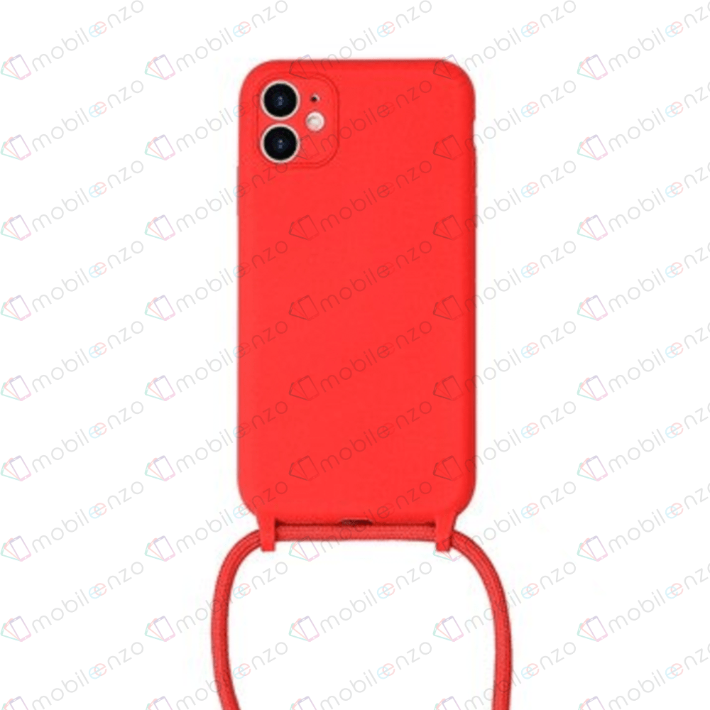 Lanyard Case for iPhone 11 Pro Max - Red