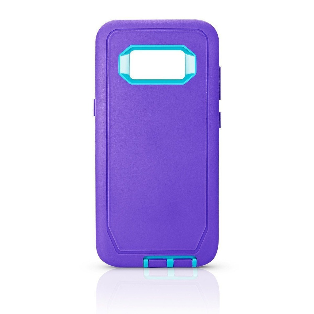 DualPro Protector Case  for Galaxy S8 - Purple & Light Blue