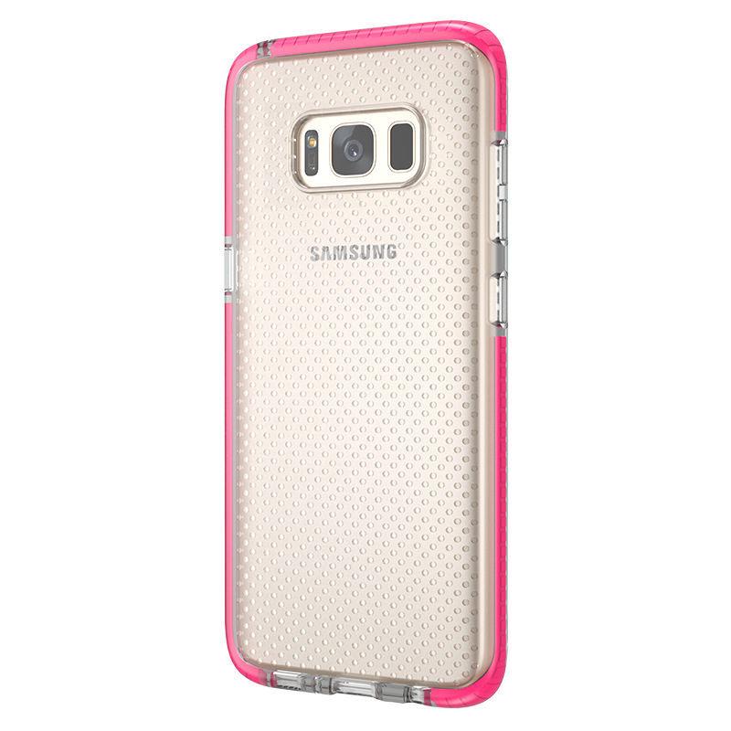 Elastic Dot Case  for Galaxy S8 Plus - Pink Edge