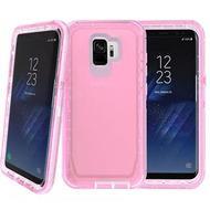 Transparent  DualPro Protector Case for Galaxy S8 Plus - Pink