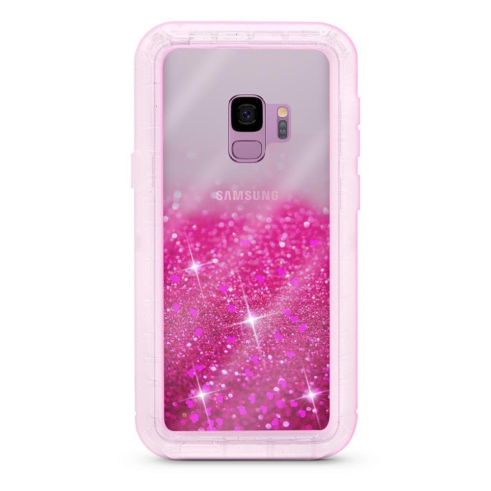 Liquid Protector Case  for Galaxy S9 Plus - Hot Pink