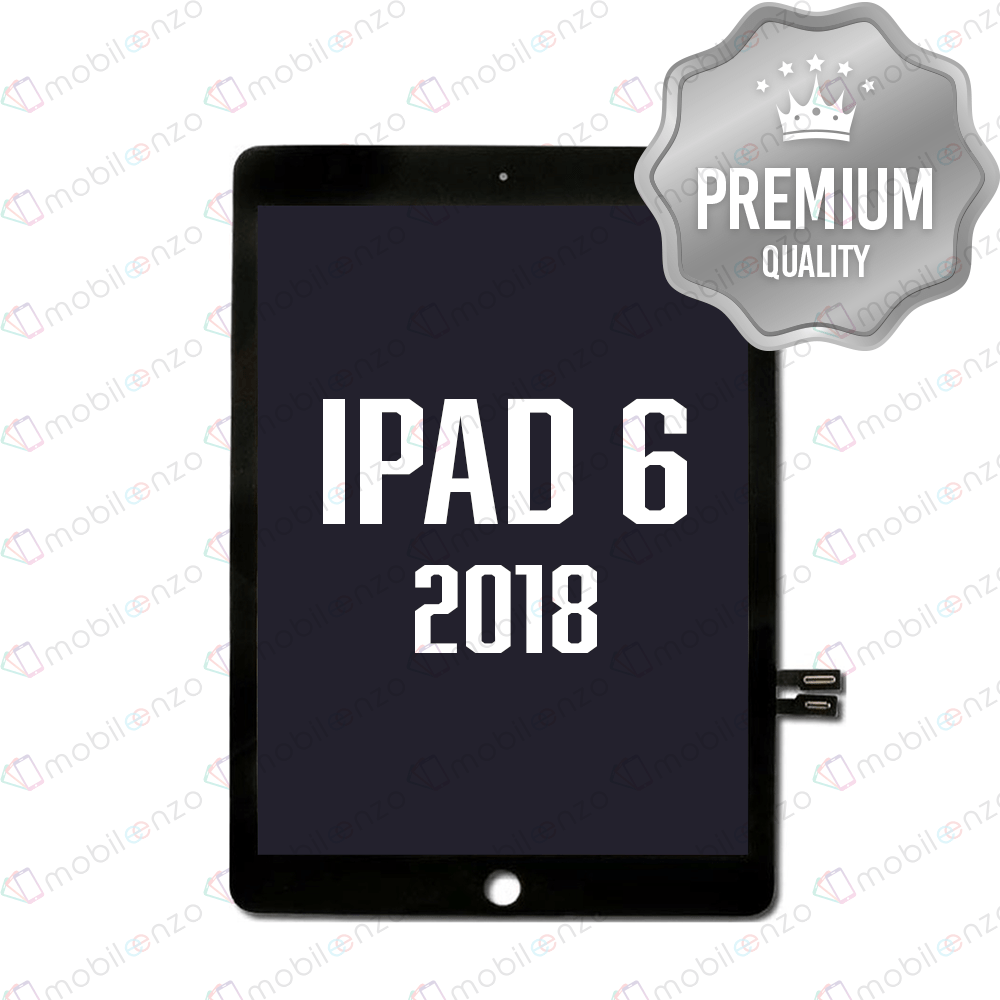 Digitizer for iPad 6 (2018) Without Home Button(Premium Quality) BLACK