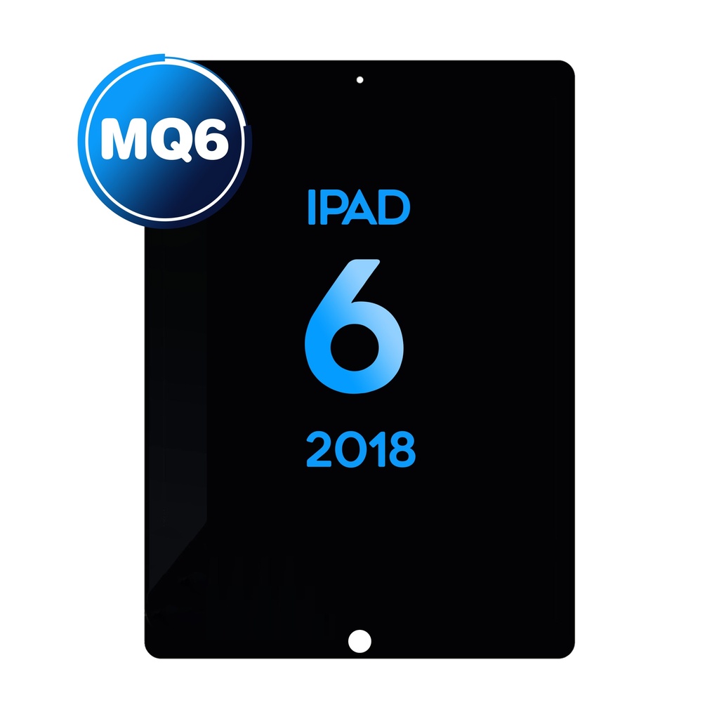 Digitizer for iPad 6 (2018) With Home Button (MQ7 / Aftermarket Plus) - Black 
