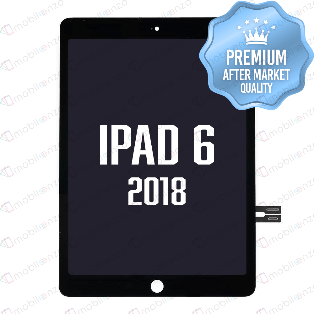 Digitizer for iPad 6 (2018) With Home Button(Premium Quality) BLACK