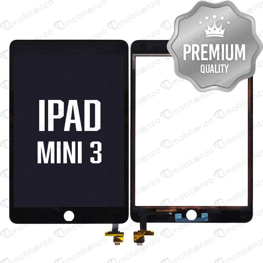 Digitizer With IC Chip For iPad Mini 3 - Black