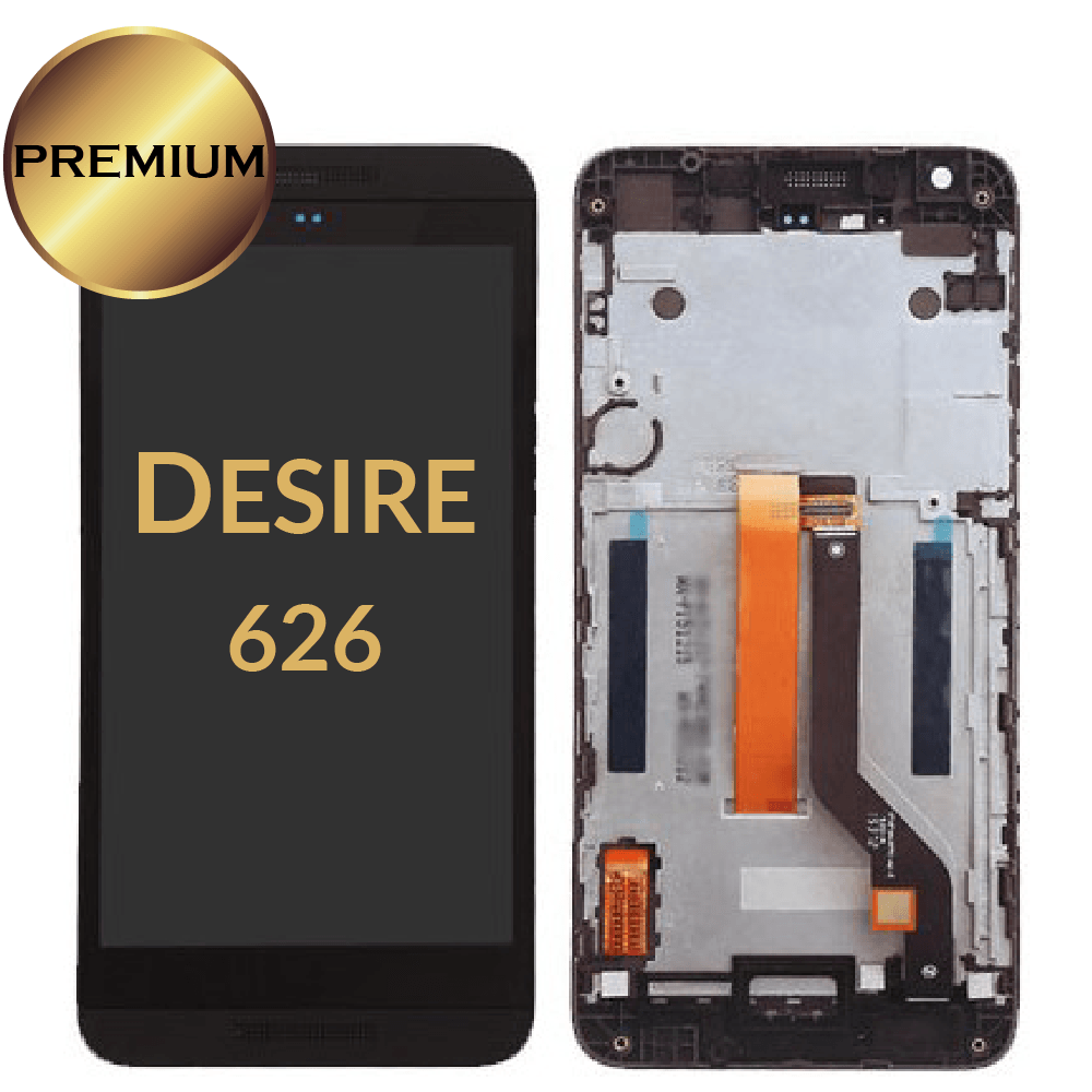 LCD Assembly for HTC Desire 626 With Frame - Black