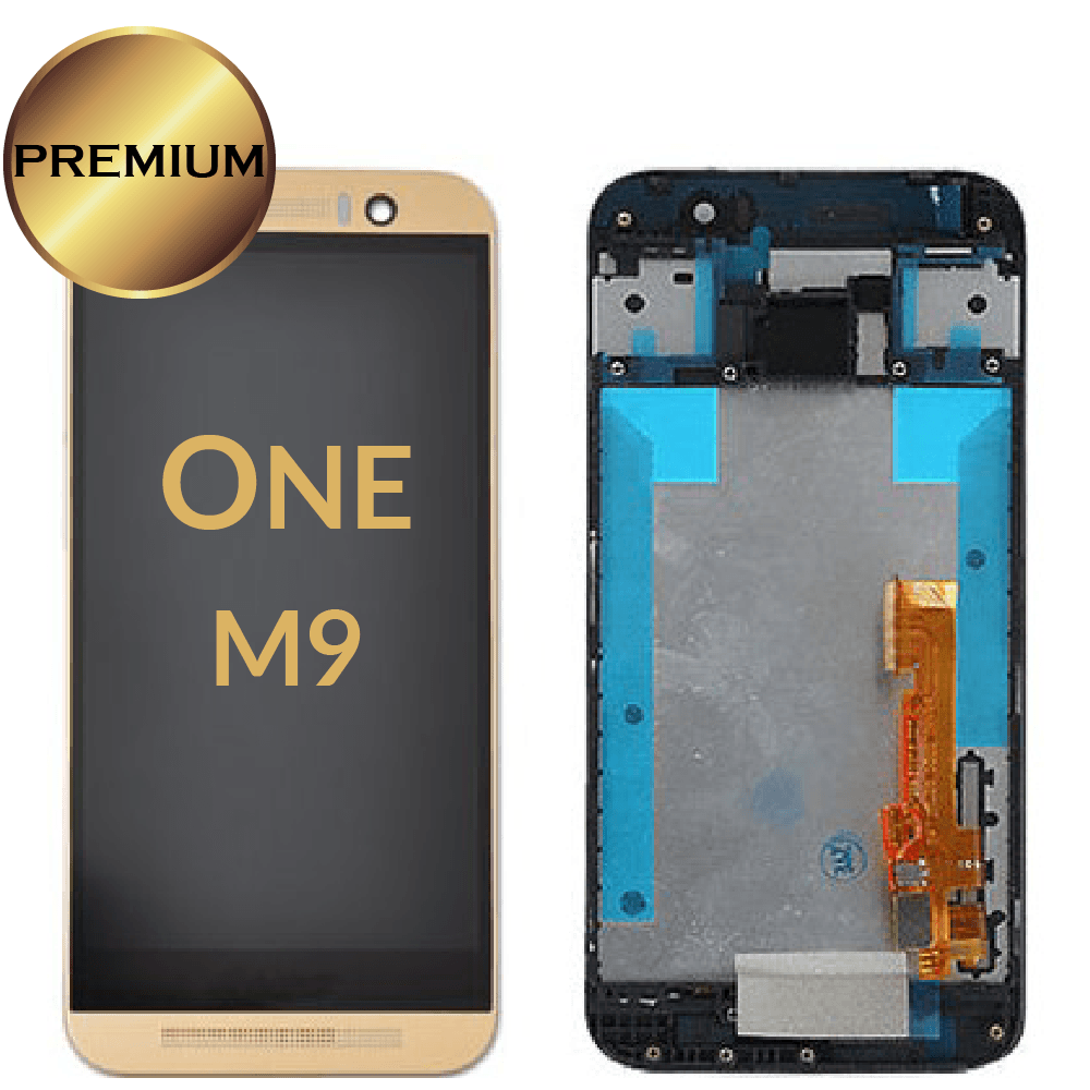 LCD Assembly for  HTC One M9 With Frame - Gold