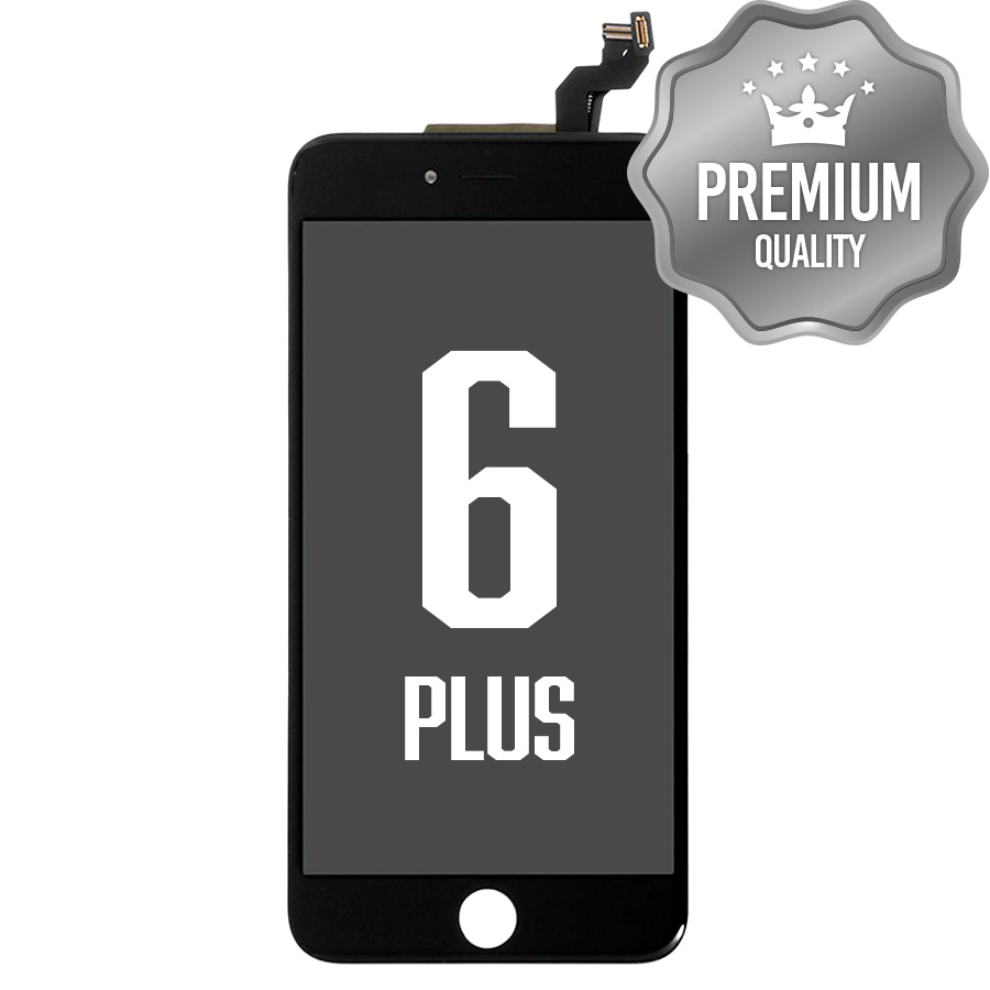 LCD Assembly With Steel Plate for iPhone 6P (Premium) Black
