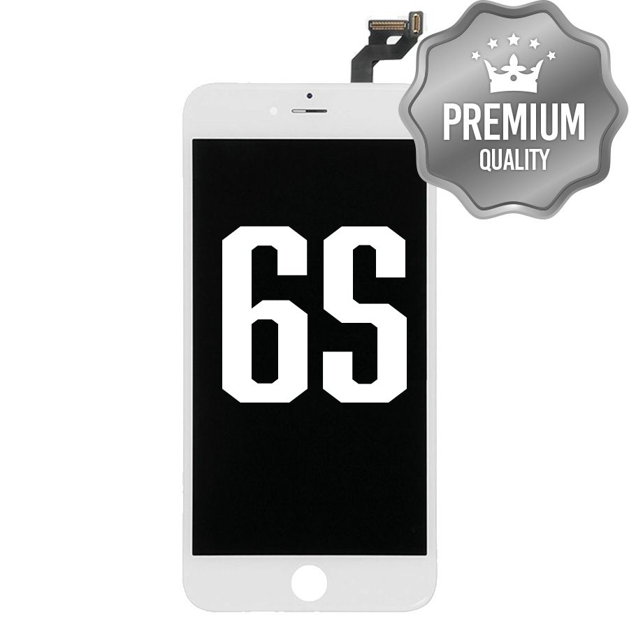 LCD Assembly With Steel Plate for iPhone 6S (Premium) White