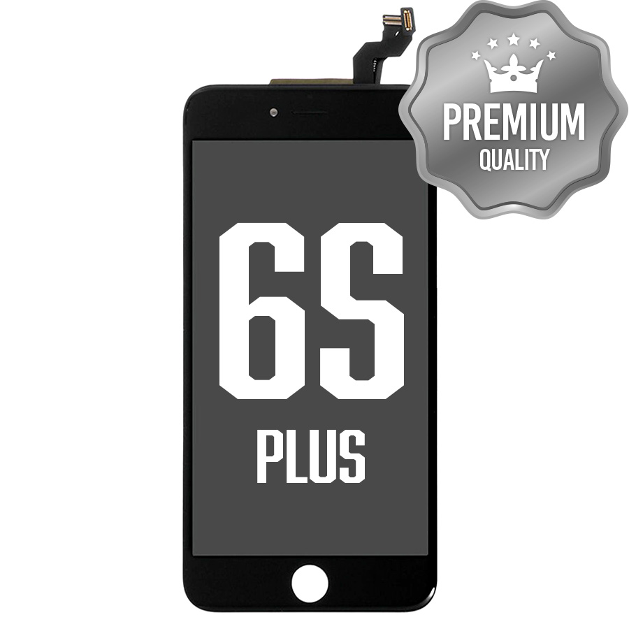 LCD Assembly With Steel Plate for iPhone 6SP (Premium) Black
