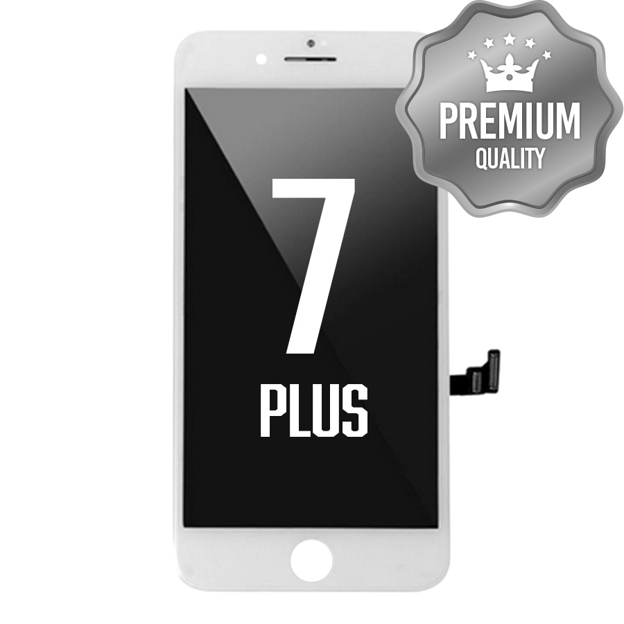 LCD Assembly With Steel Plate for iPhone 7P (Premium) White