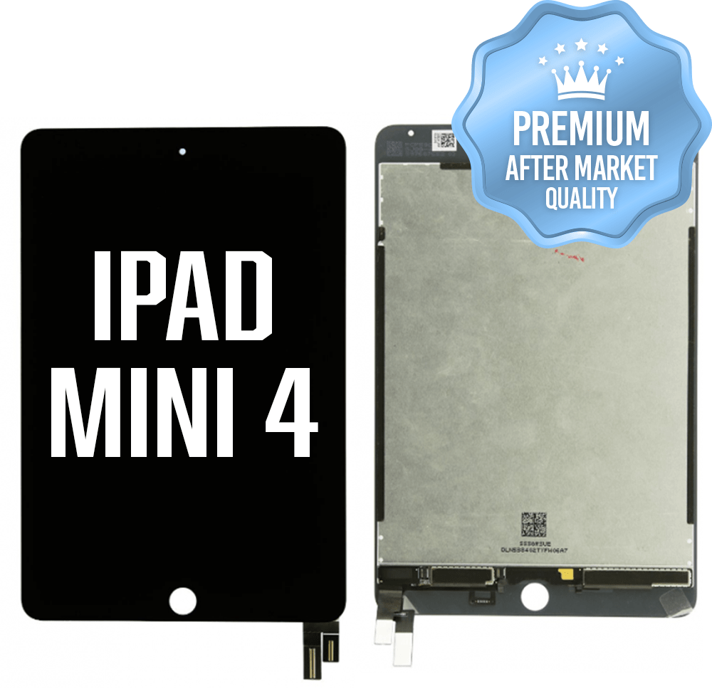 LCD Assembly With Digitizer For iPad Mini 4 (Sleep/Wake Sensor Flex Pre-Installed) (Premium - After Market Plus) - BLACK
