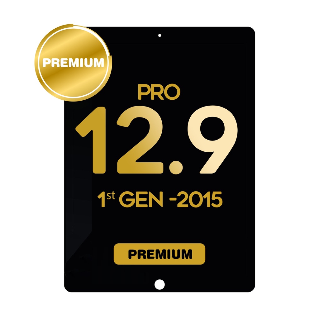 LCD Assembly with Digitizer for iPad Pro 12.9" (1st Gen/2015) (Daughter Board Installed) (Premium) -  Black