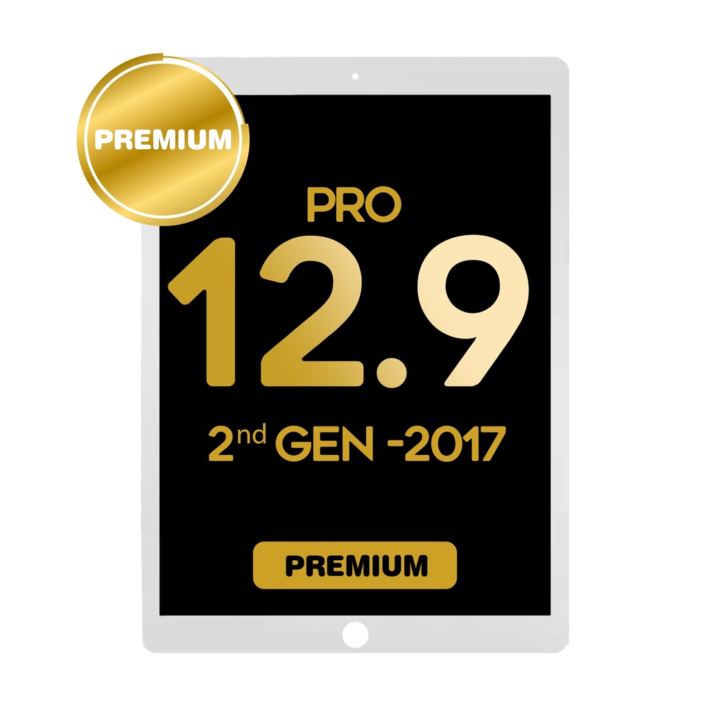 LCD Assembly with Digitizer for iPad Pro 12.9" (2nd Gen/2017) (Daughter Board Installed) (Premium) - White