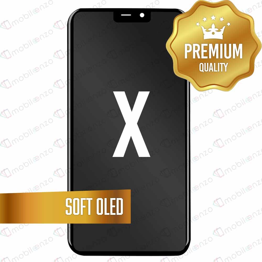 OLED Assembly For iPhone X (Premium Quality, Soft OLED)