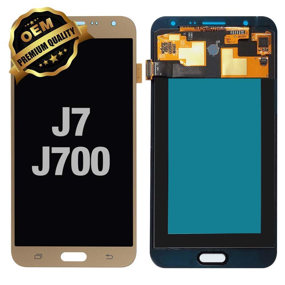 LCD Assembly for Samsung Galaxy J7 (J700 / 2015) - Gold