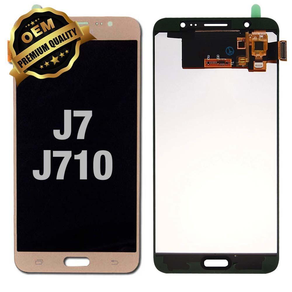 LCD Assembly for Samsung Galaxy J7 (J710 / 2016) - Gold