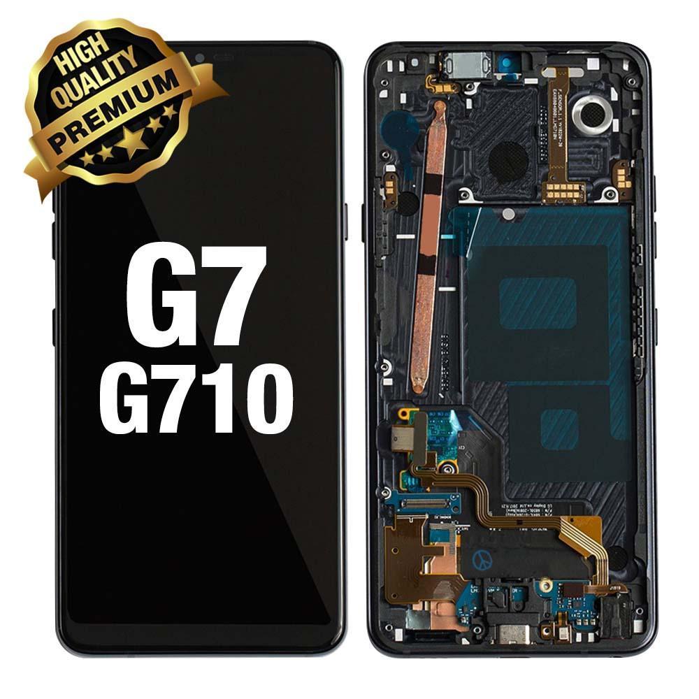 LCD Assembly for LG G7 Thing Q (G710) With Frame - Black