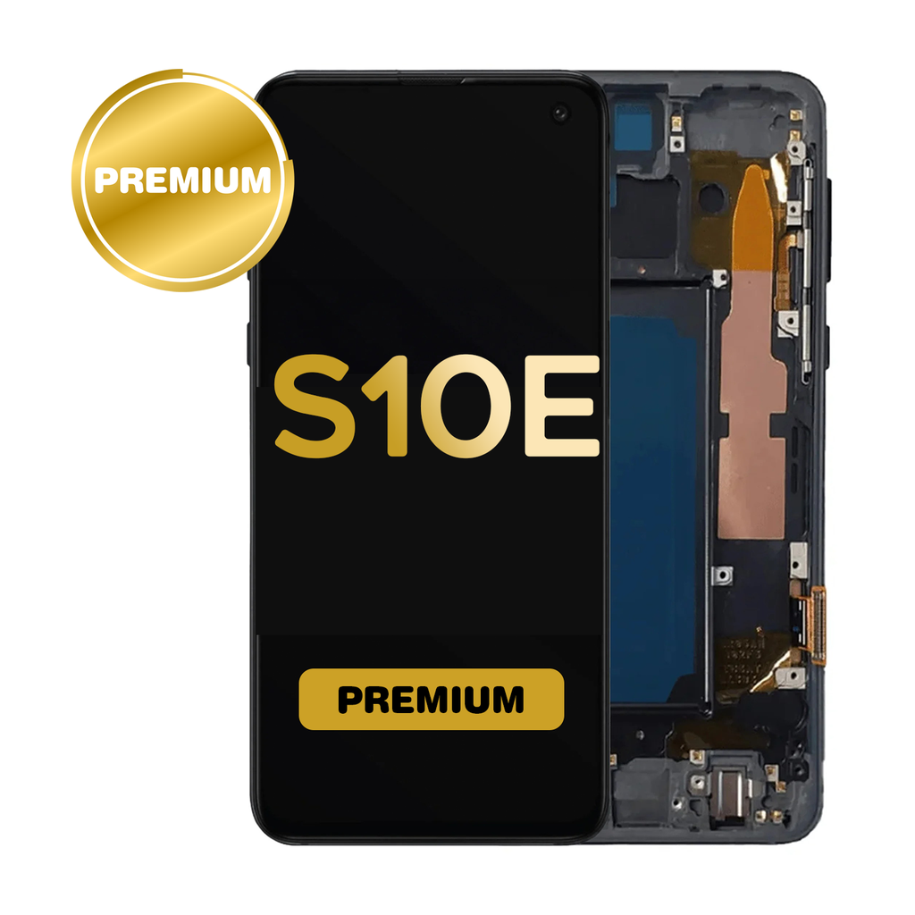 OLED Assembly for Samsung Galaxy S10E (G970) with Frame - Black (Premium)