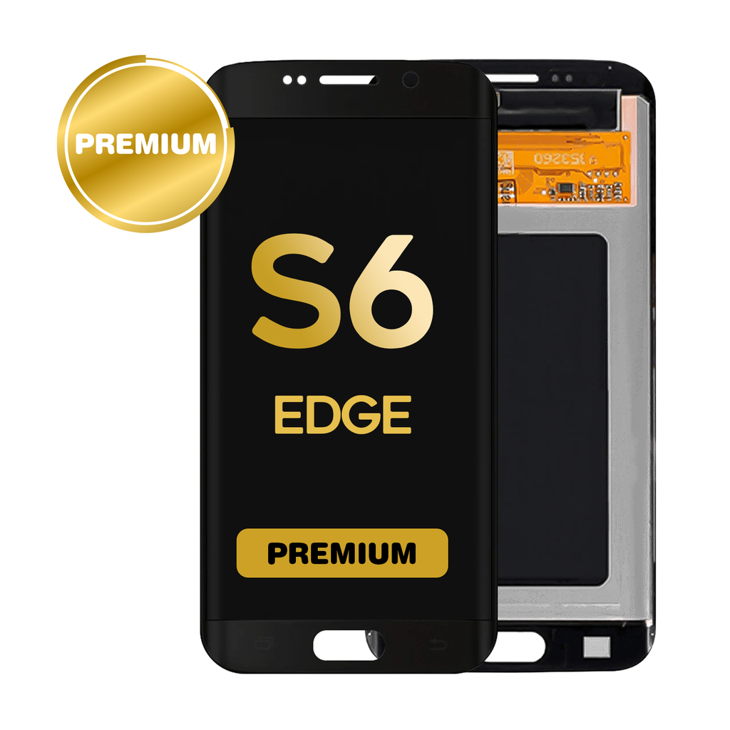 OLED Assembly for Samsung Galaxy S6 Edge with Frame Black