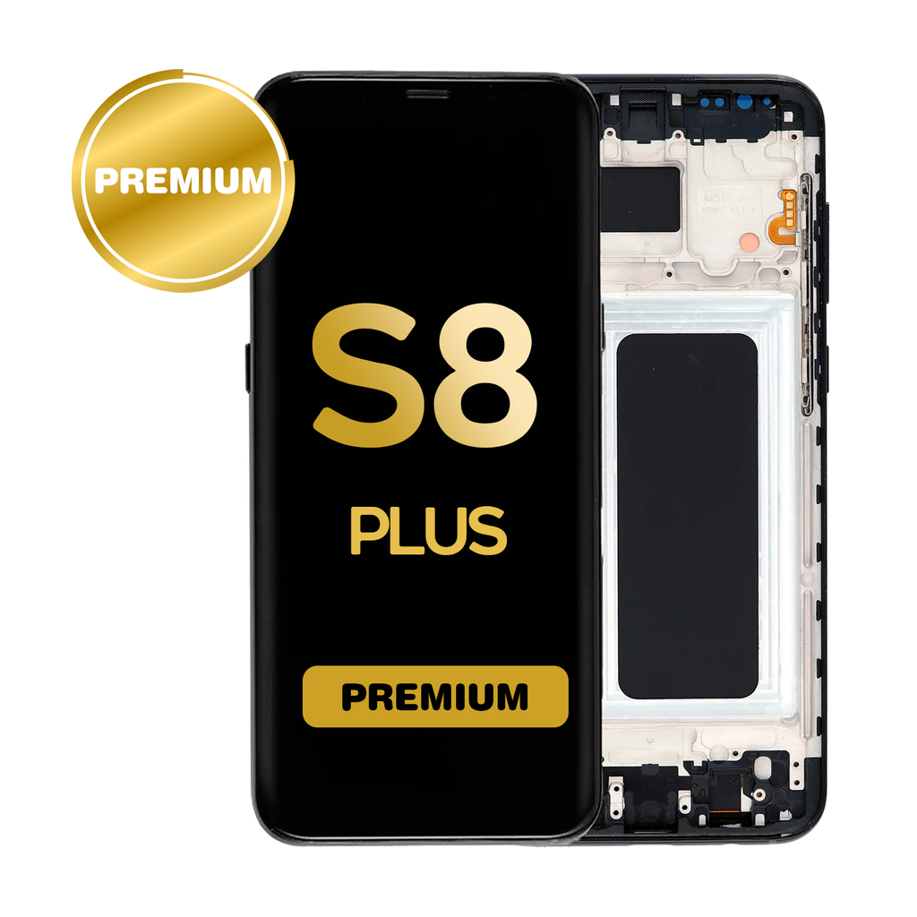 OLED Assembly for Samsung Galaxy S8 Plus (G955) with Frame - Black (Premium)