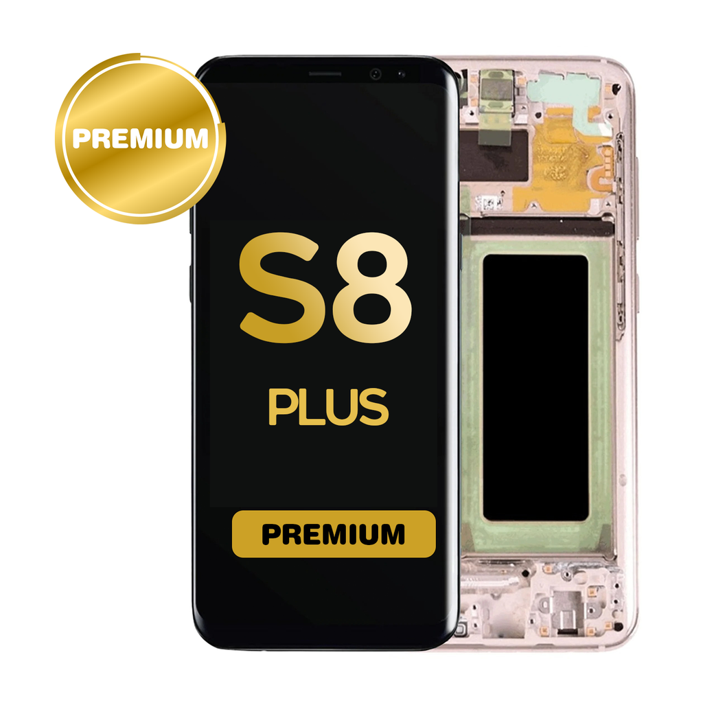 OLED Assembly for Samsung Galaxy S8 Plus (G955) with Frame - Gold (Premium)