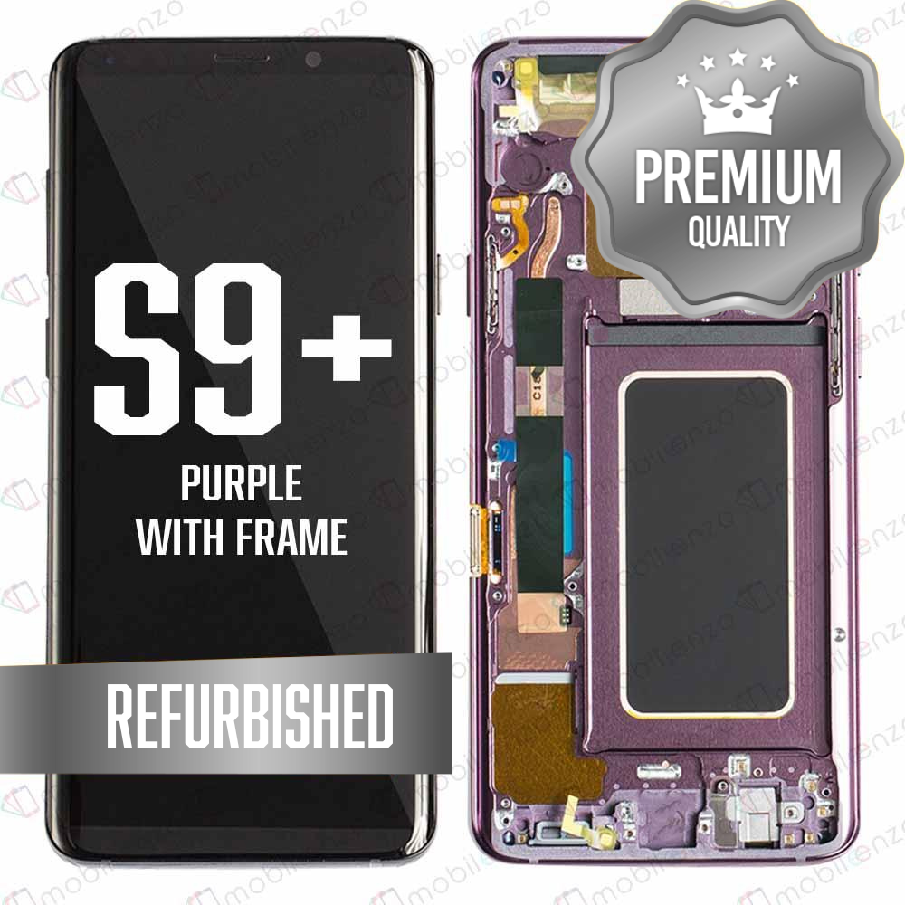 LCD for Samsung Galaxy S9P With Frame - Purple (Refurbished)