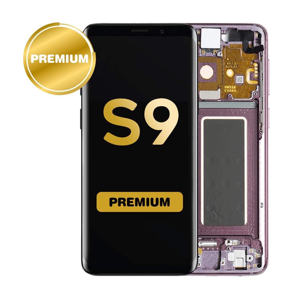 OLED Assembly for Samsung Galaxy S9 (G960) with Frame - Purple (Premium)