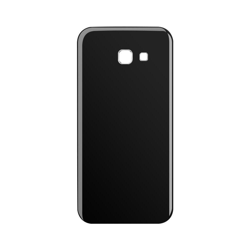Back Cover Glass For Samsung Galaxy A7 (A720 / 2017) (No Logo) - Black