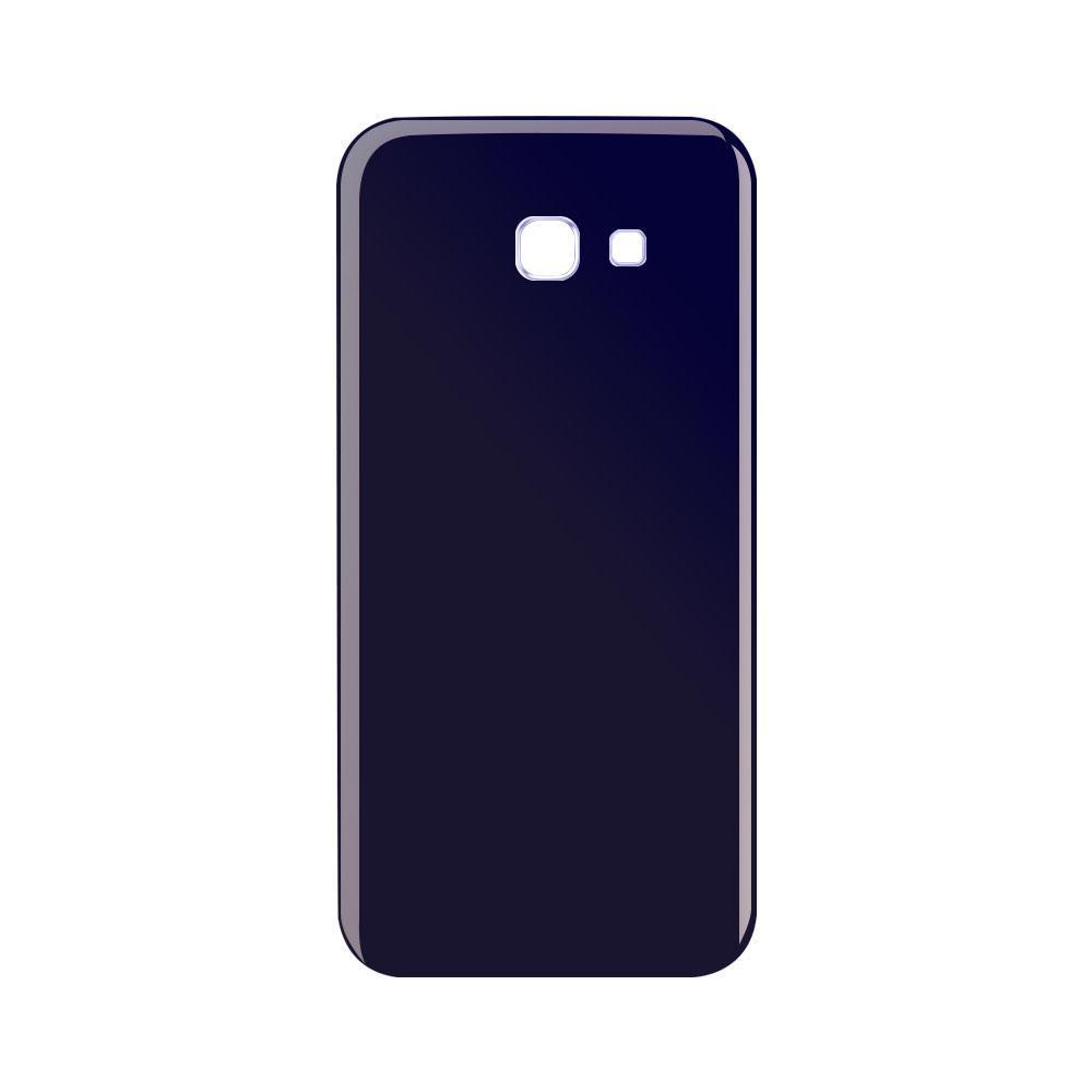 Back Cover Glass For Samsung Galaxy A7 (A720 / 2017) (No Logo) (Blue)