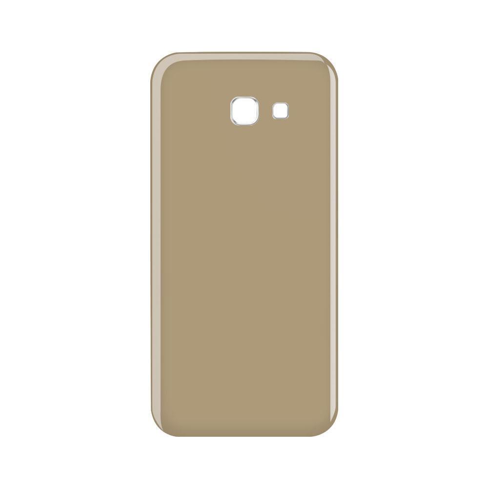 Back Cover Glass For Samsung Galaxy A7 (A720 / 2017) (No Logo) - Gold