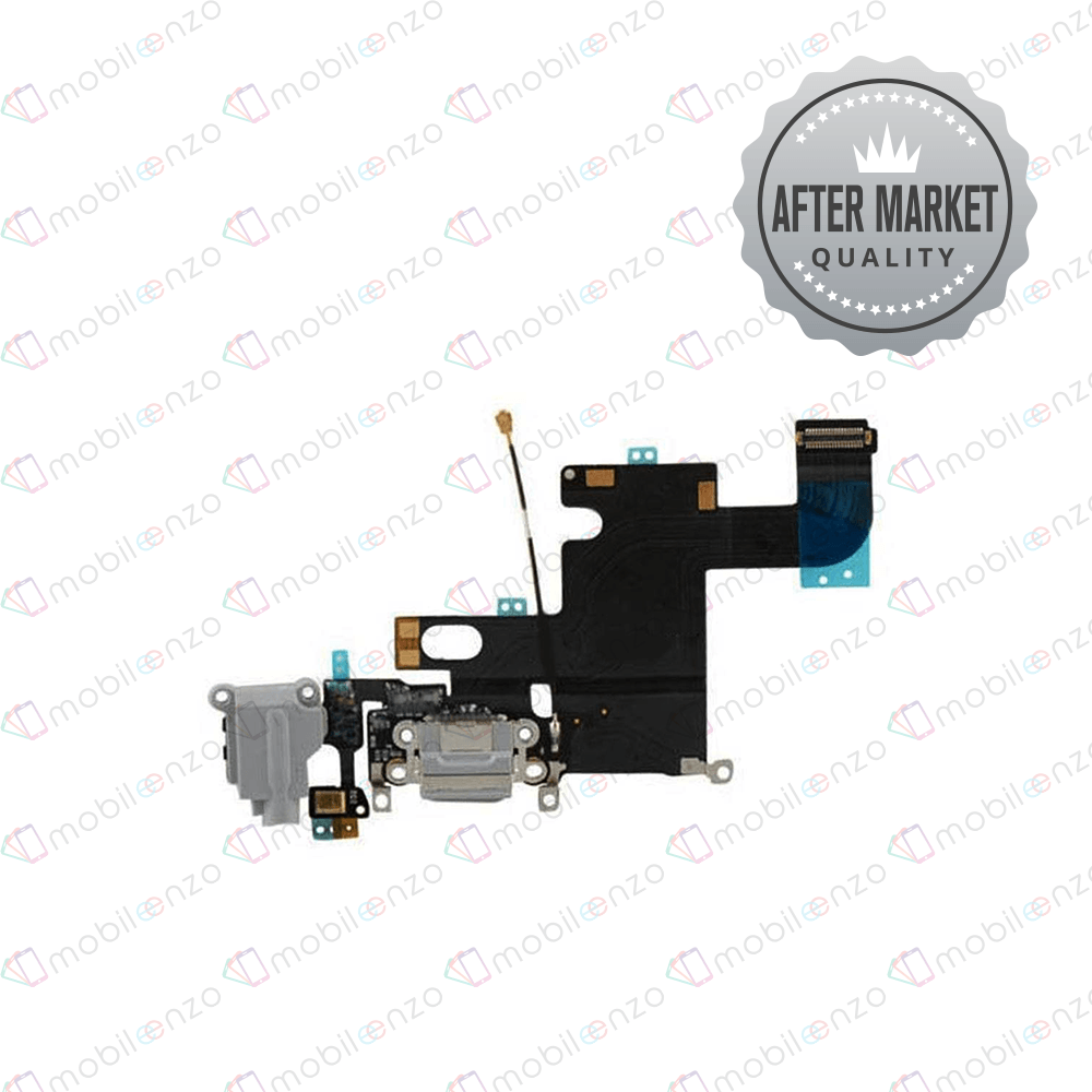 Charging Port Flex Cable for iPhone 6 (Aftermarket Quality) -  Black