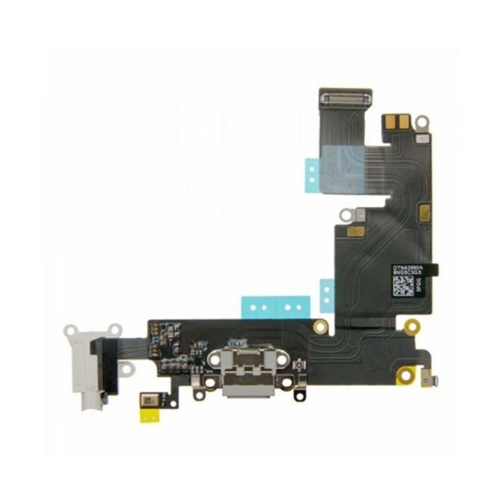 Charging Port Flex Cable For iPhone 6S Plus - Silver (Premium)