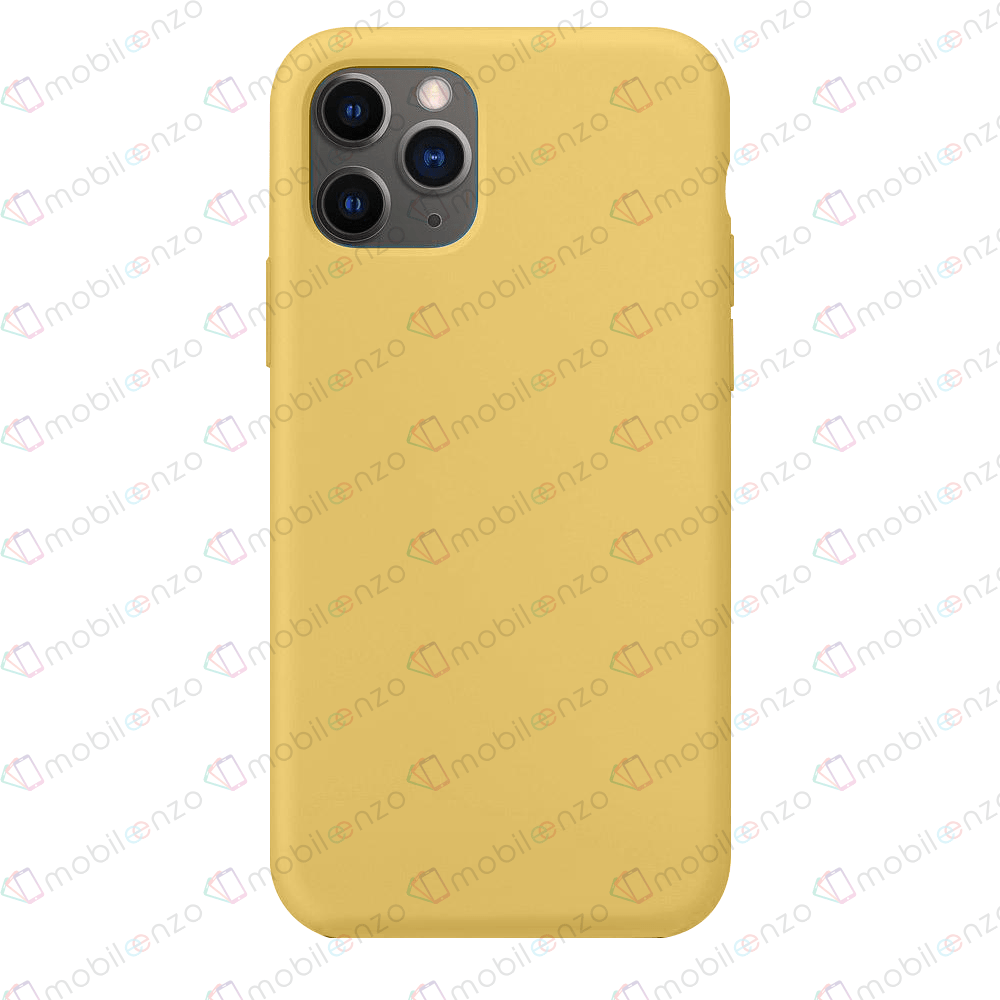 Premium Silicone Case for iPhone 12 (6.1) - Yellow