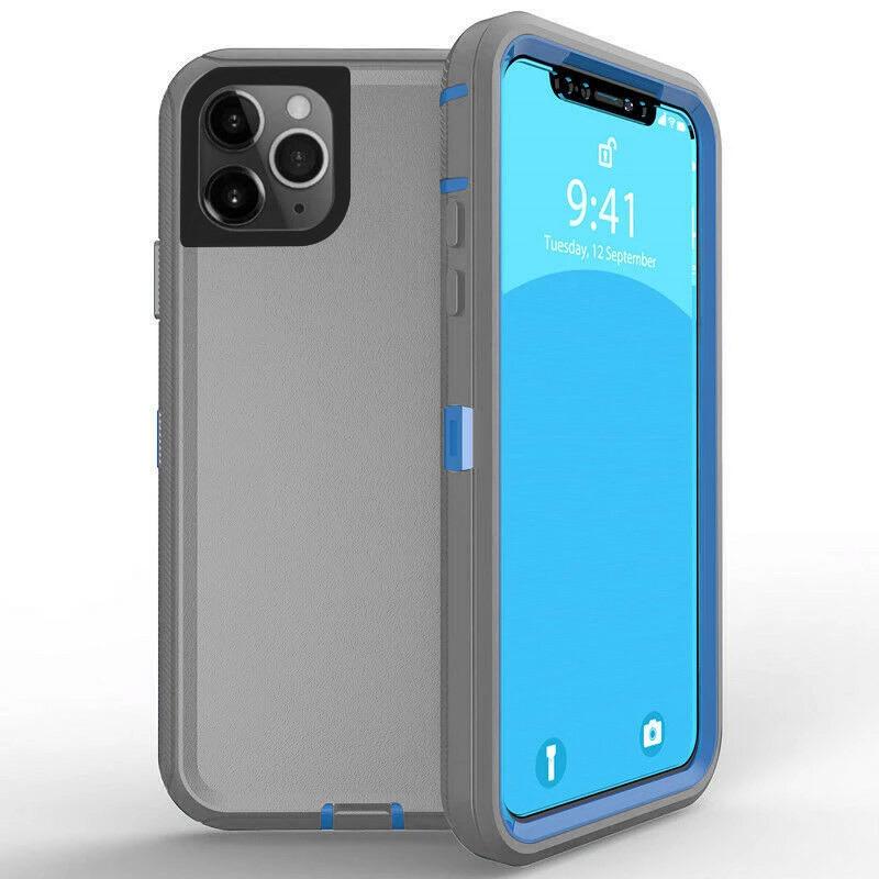 DualPro Protector Case for iPhone 12 Mini (5.4) - Gray & Blue