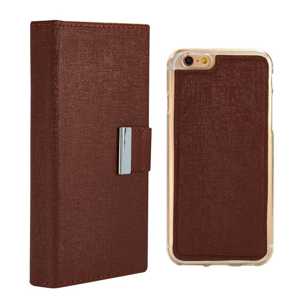 Real Wallet Case  for iPhone 5C - Brown