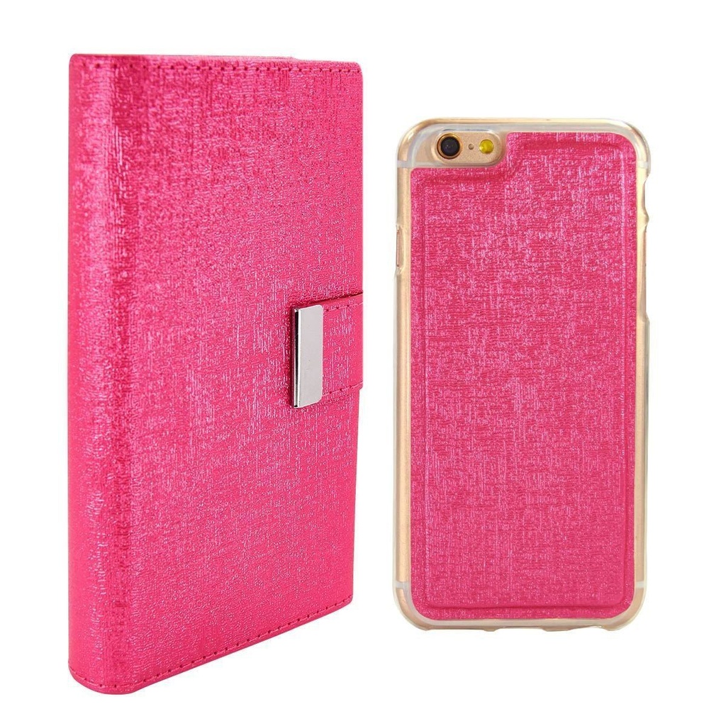 Real Wallet Case  for iPhone 5C - Hot Pink
